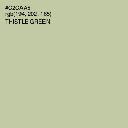 #C2CAA5 - Thistle Green Color Image